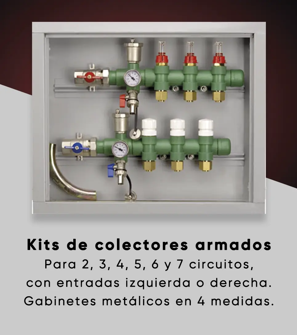 Kit de colectores armados