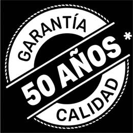50 años de garantía